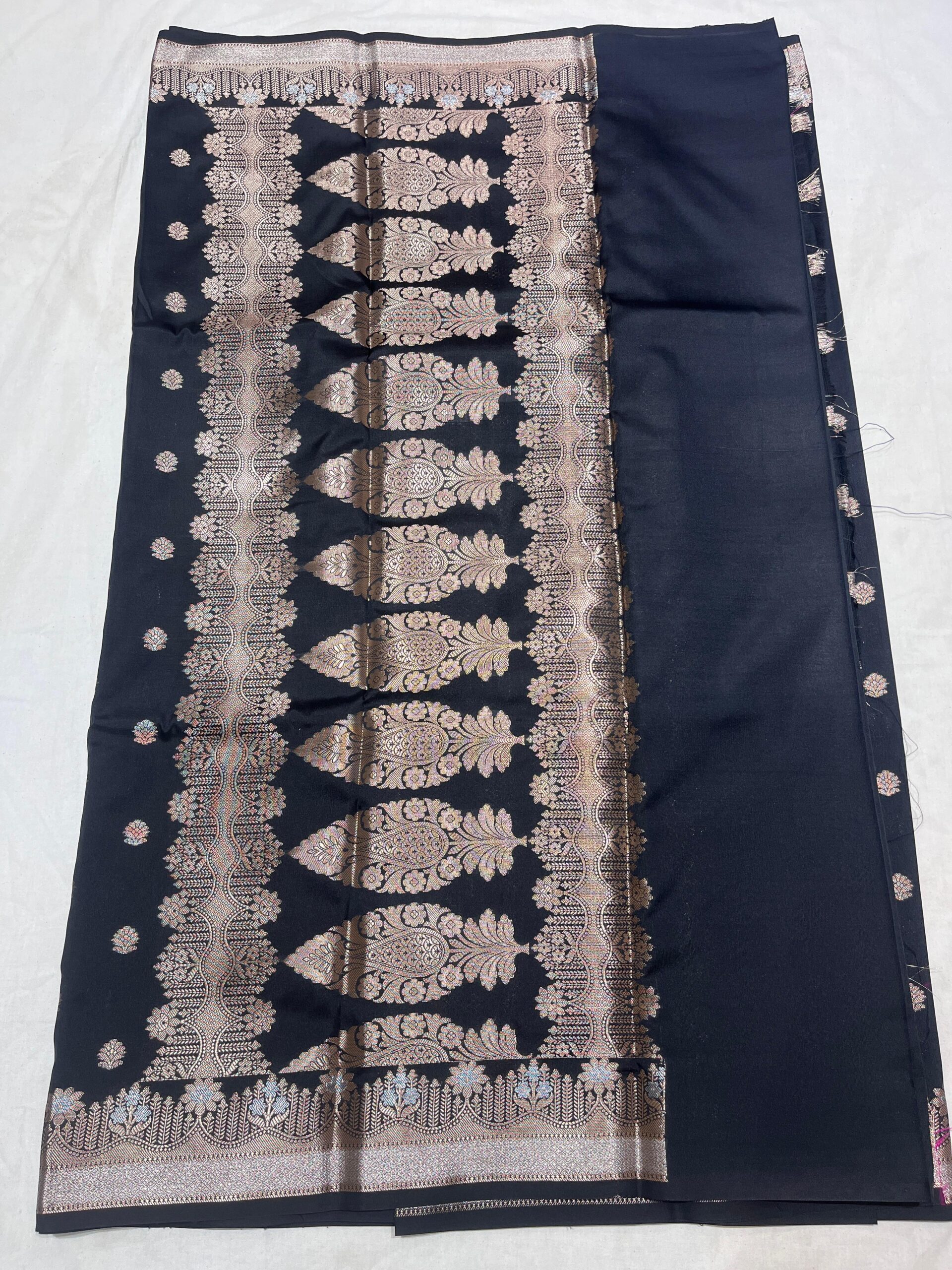 WhatsApp Image 2025-11-12 at 14.45.49 Soft Silk Sarees — Set of 6 | Alfi Border, Fancy Pallu, Brocket Blouse