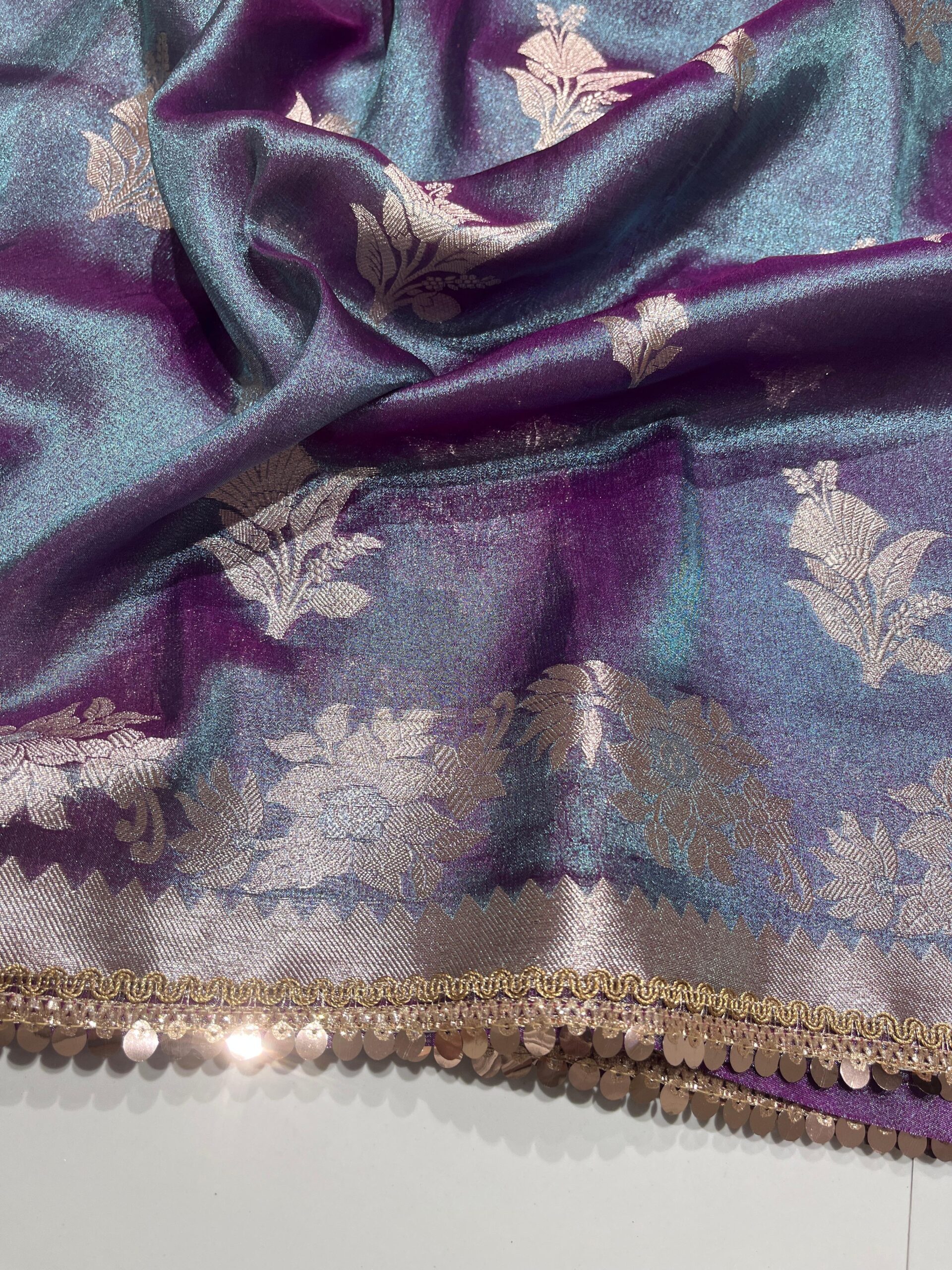 WhatsApp Image 2025-11-15 at 17.00.02 Wholesale and retail, best prices, online store, banarasi saree orange colour, varanasi, banarasi saree online shop, Katan Tissue Saree – Self-Matching Collection with Lace Work – premium collection